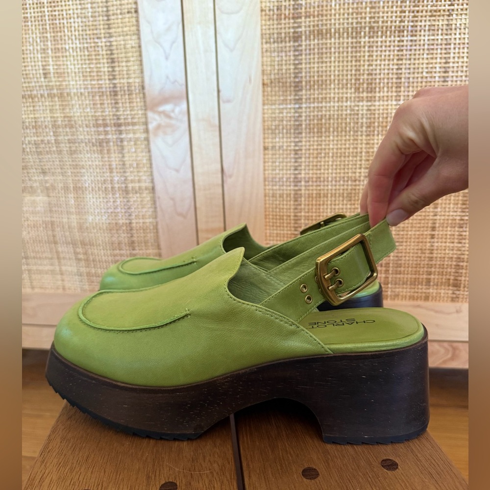 Charlotte Stone Carlos Clog Size 9